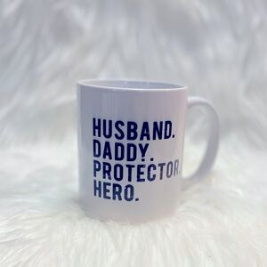 Husband Daddy Protector Hero Double Sided Coffee Mug